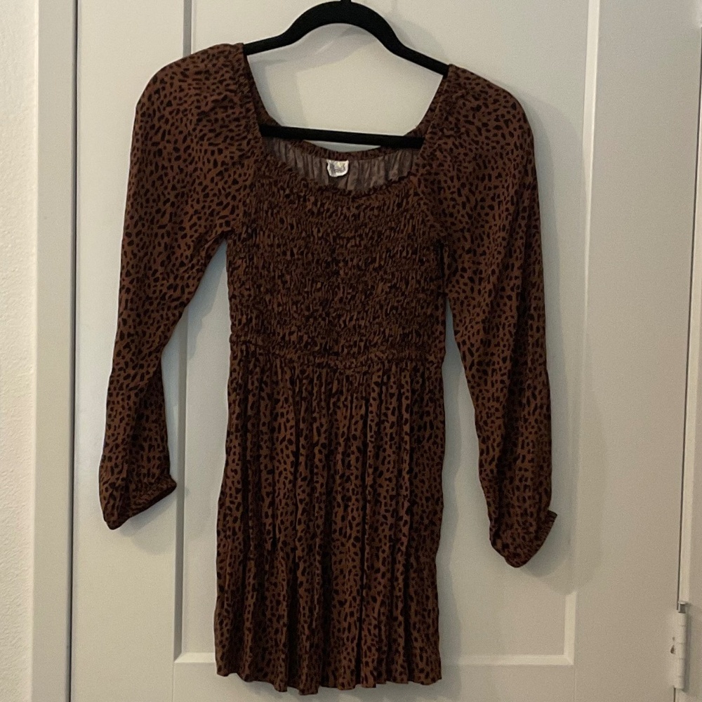 Brown Cheetah dress